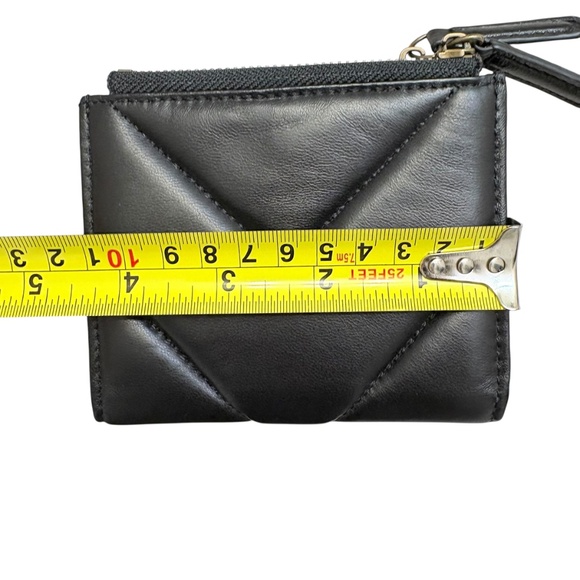 Kurt Geiger black leather compact mini wallet - Picture 3 of 8